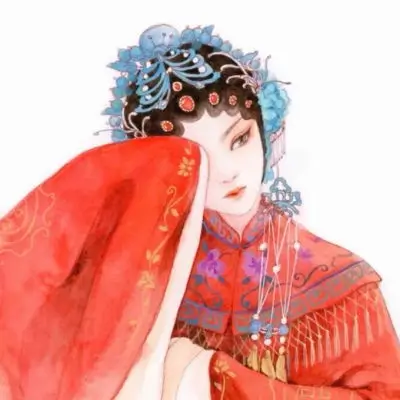 观众“叶脉批注”头像：白色圆形底上的叶脉线稿